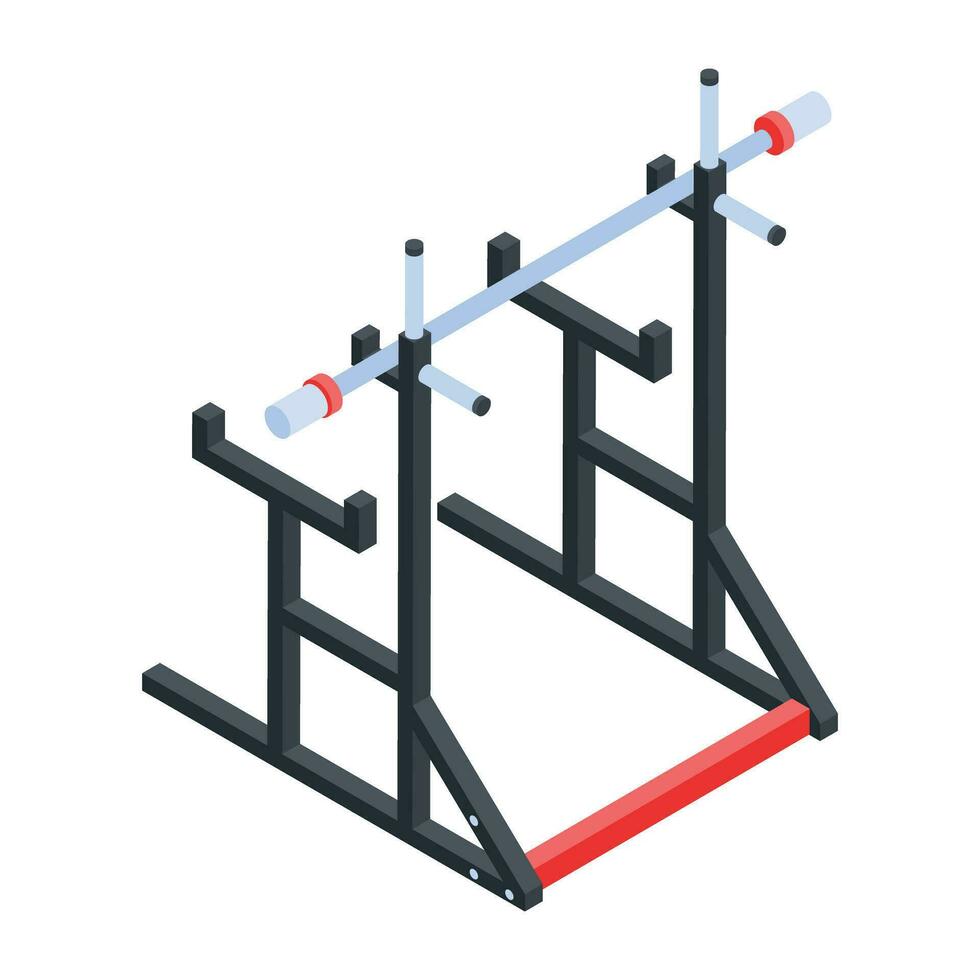 de moda conjunto de gimnasio isométrica íconos vector