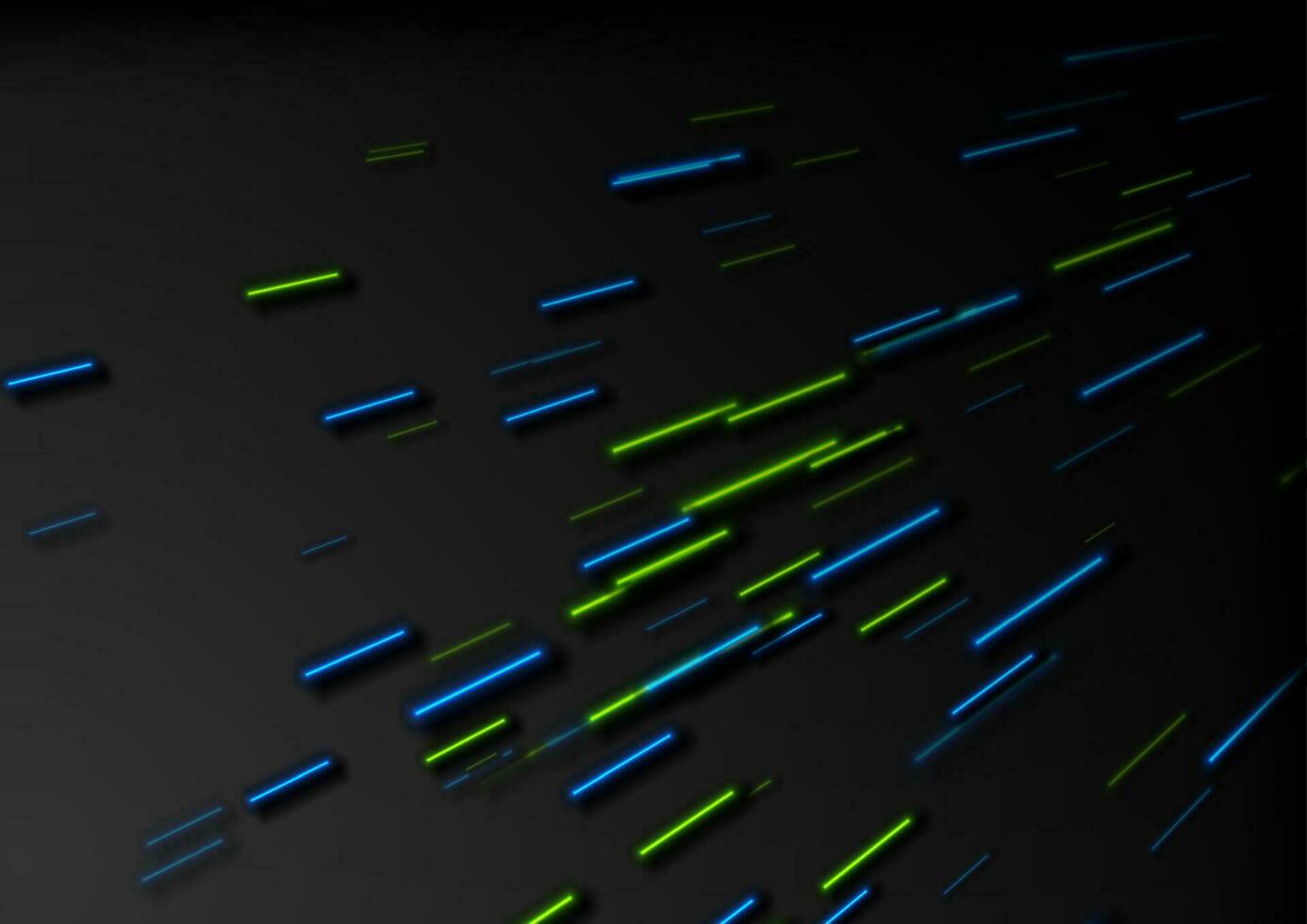 Glowing sci-fi retro background with neon laser lines vector