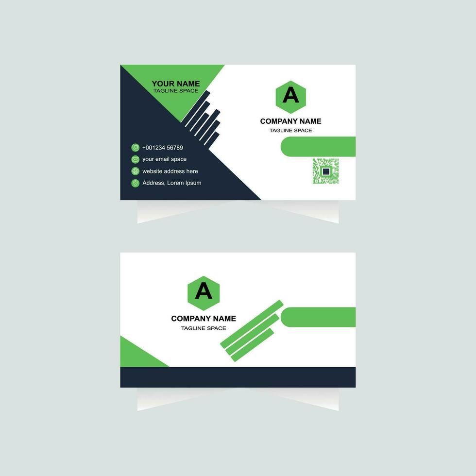 Visiting card modern design template vector