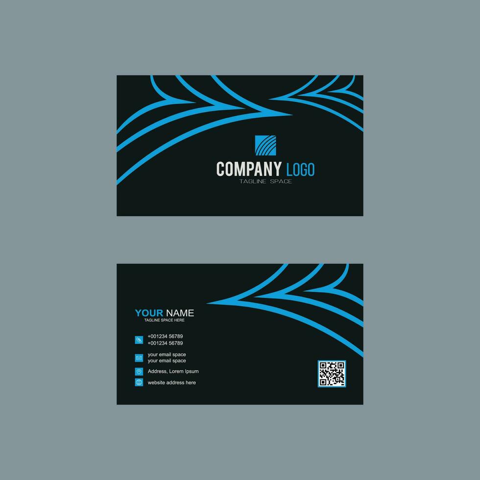 Visiting card modern design template vector