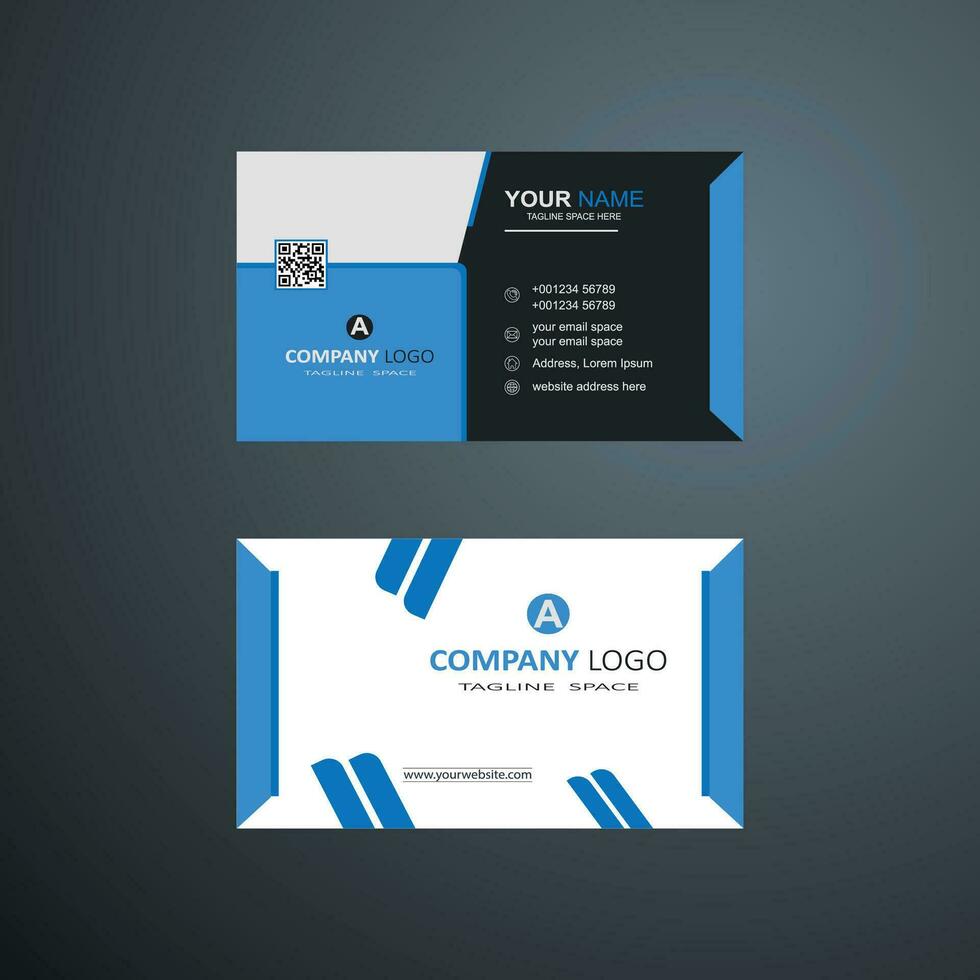 Visiting card modern design template vector