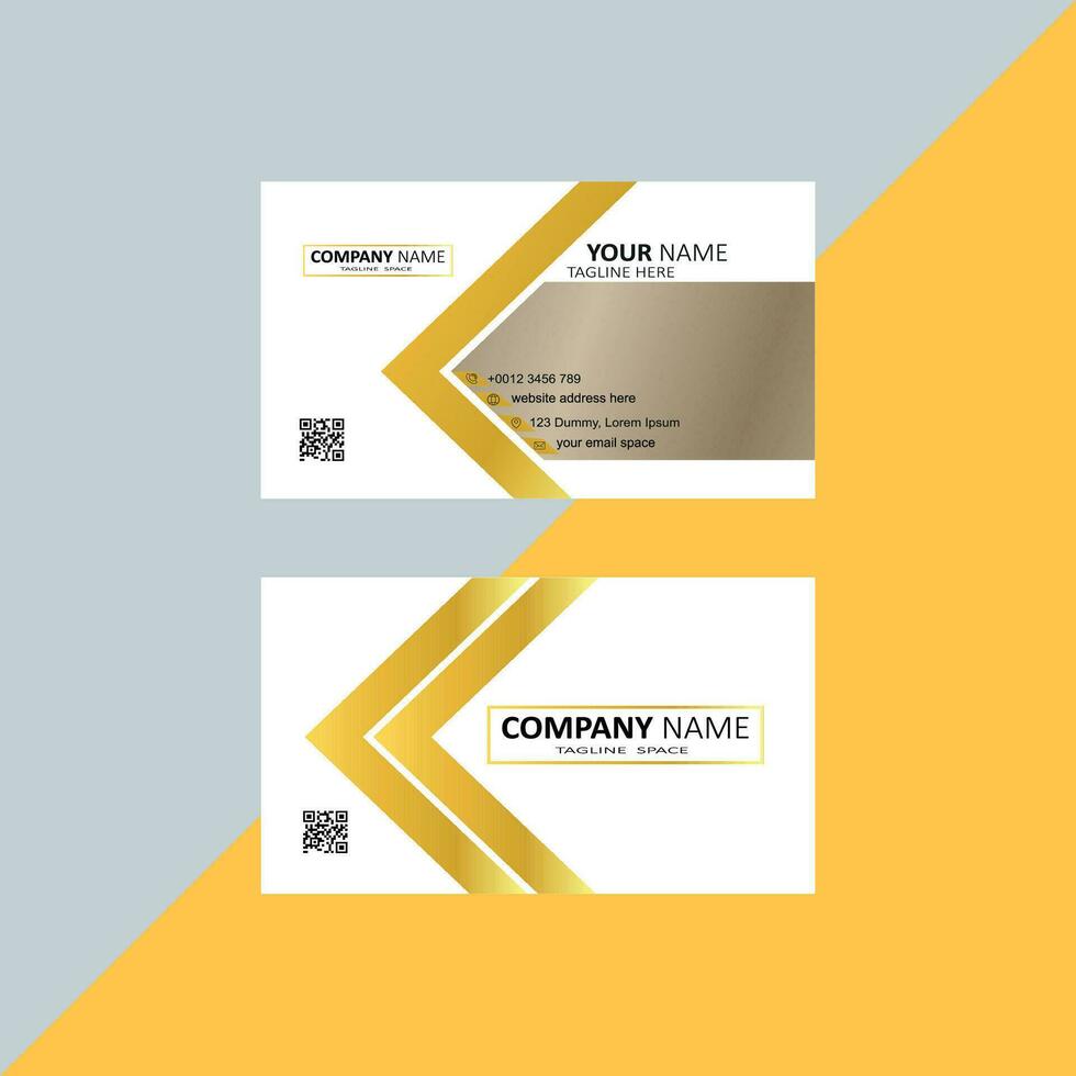 Visiting card modern design template vector