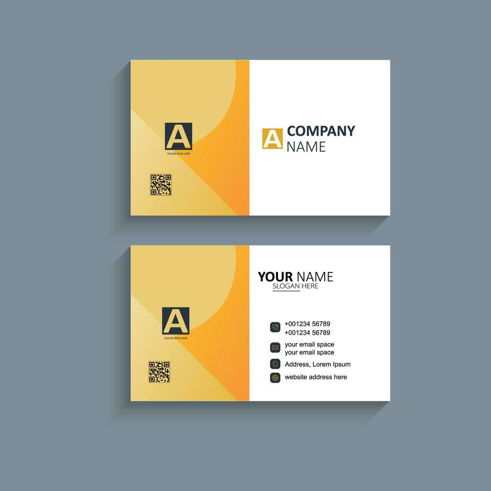 Visiting card modern design template vector