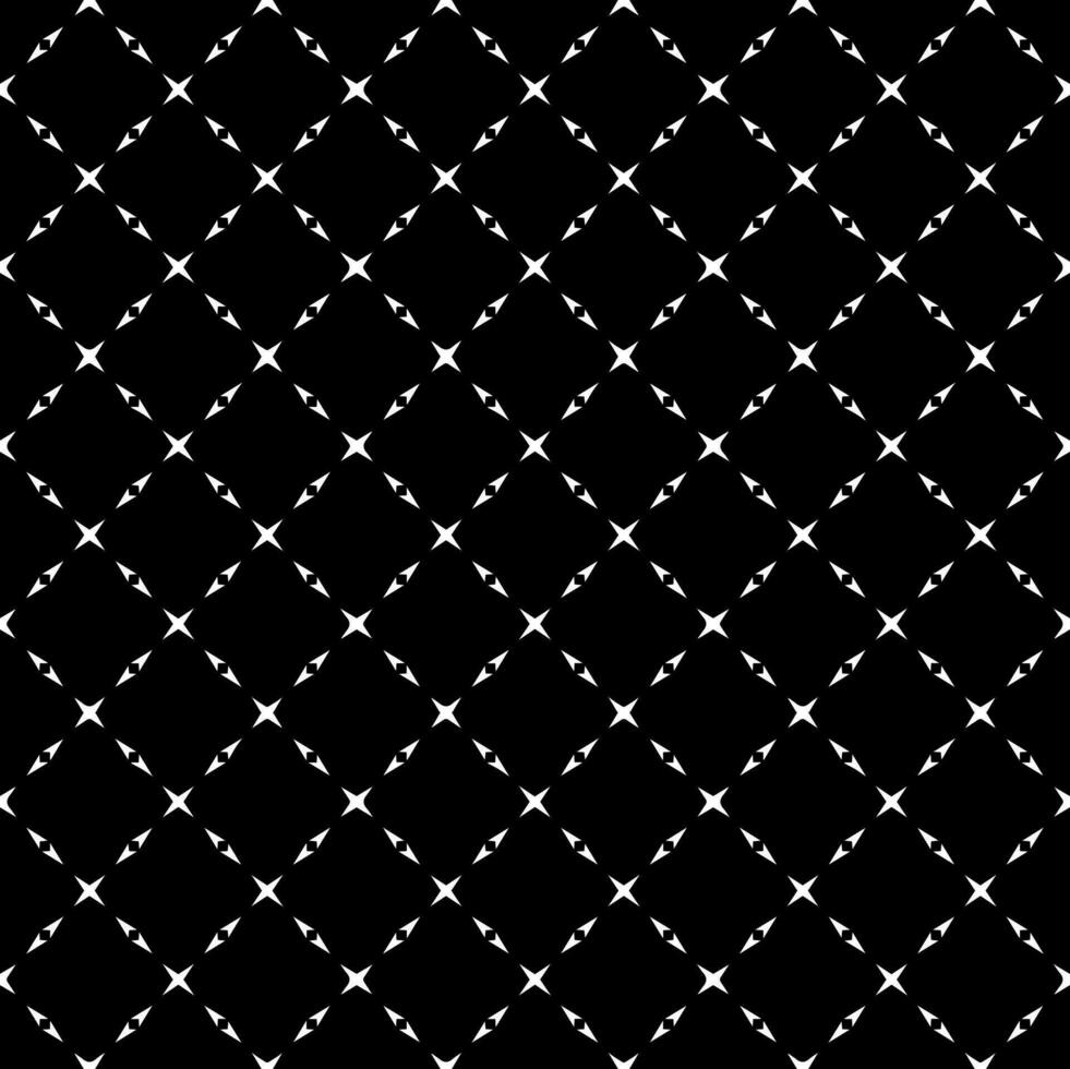 Black and white seamless pattern texture. Greyscale ornamental graphic design. Mosaic ornaments. Pattern template. vector