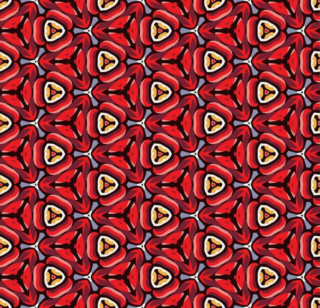 Multi color seamless abstract pattern. Background and backdrop. Multi Colored. Colorful ornamental design. Colored mosaic ornaments. Vector graphic illustration.