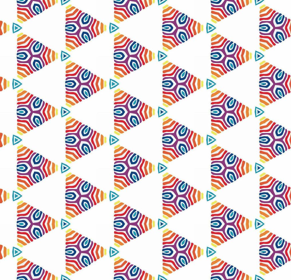 Multi color seamless abstract pattern. Background and backdrop. Multi Colored. Colorful ornamental design. Colored mosaic ornaments. Vector graphic illustration.