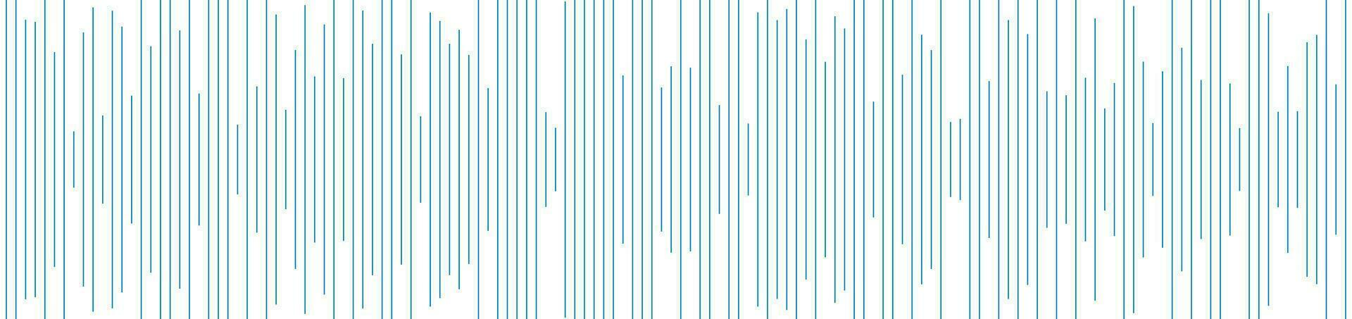 Blue equalizer lines abstract futuristic tech banner vector