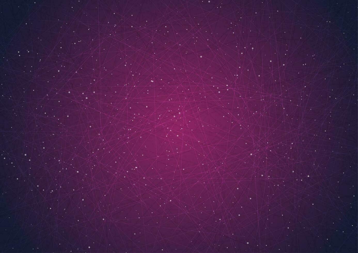 Abstract violet tech low poly background vector
