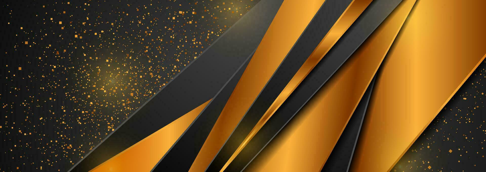 Bronze and black abstract background with glitter dust vector