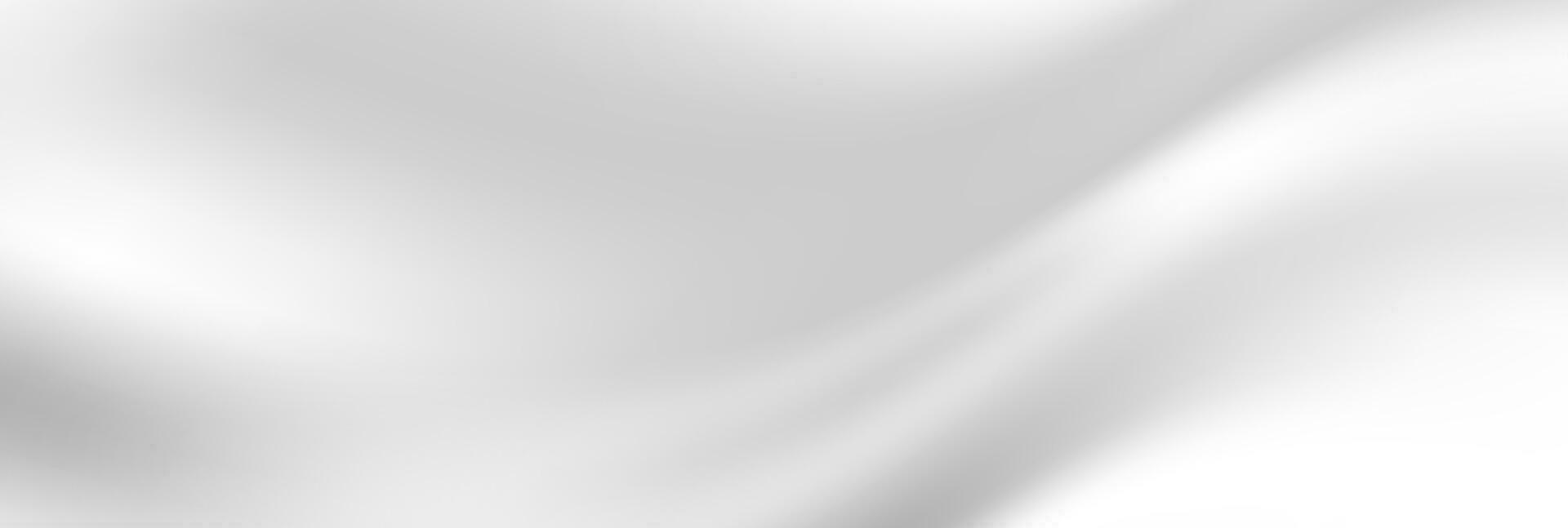 Light grey smooth liquid waves abstract background vector