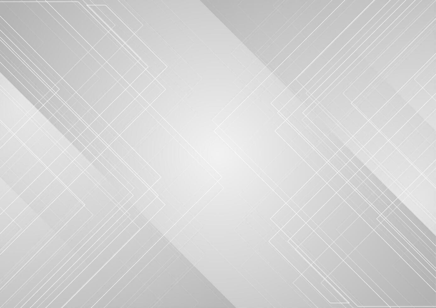 Grey abstract minimal background with geometric lines vector