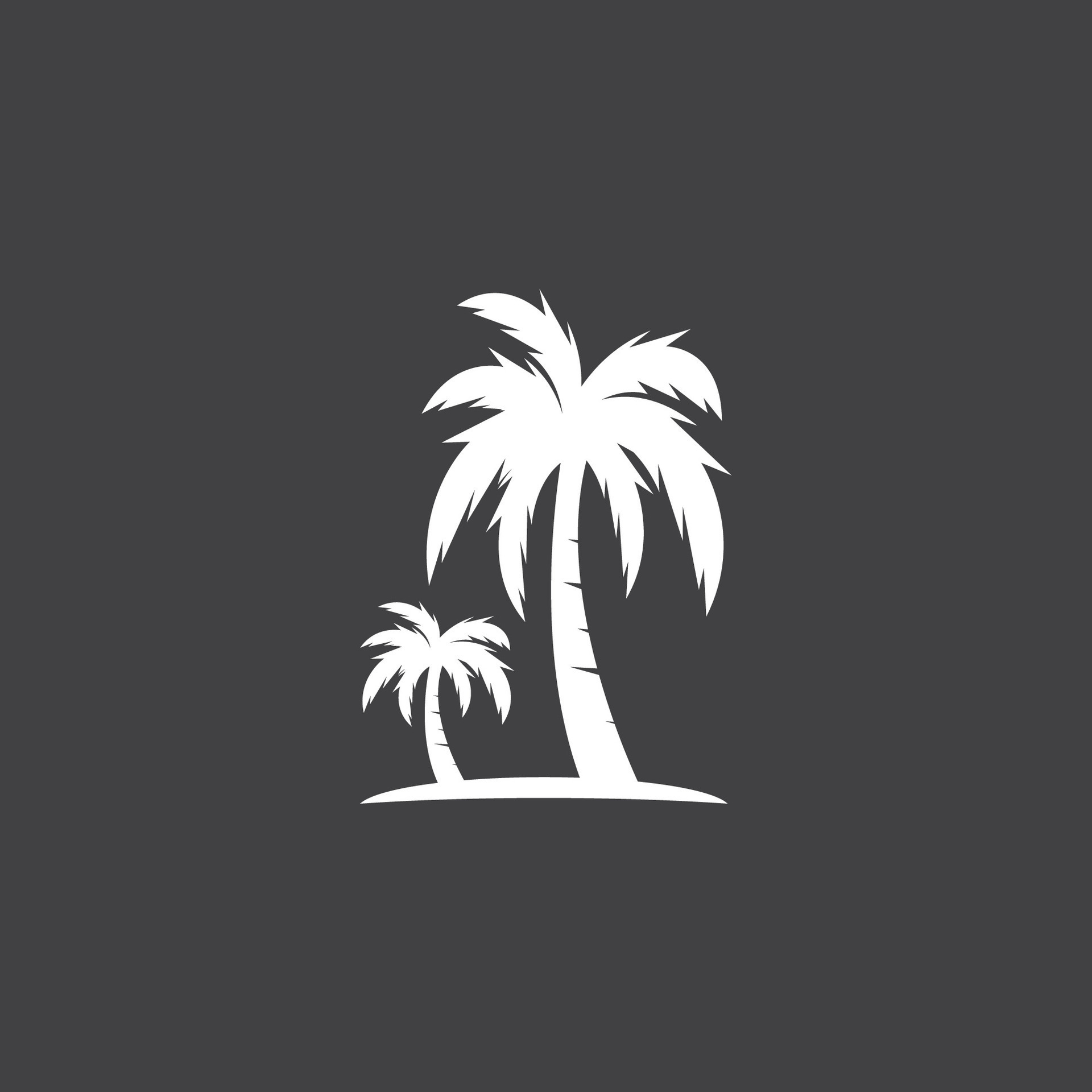 Palm Coconut Tree Logo Icon Silhouette 27196403 Vector Art at Vecteezy