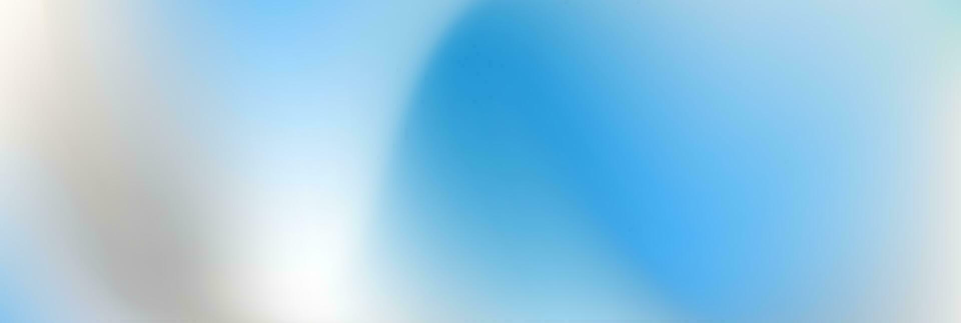 Blue and grey smooth blurred gradient abstract background vector