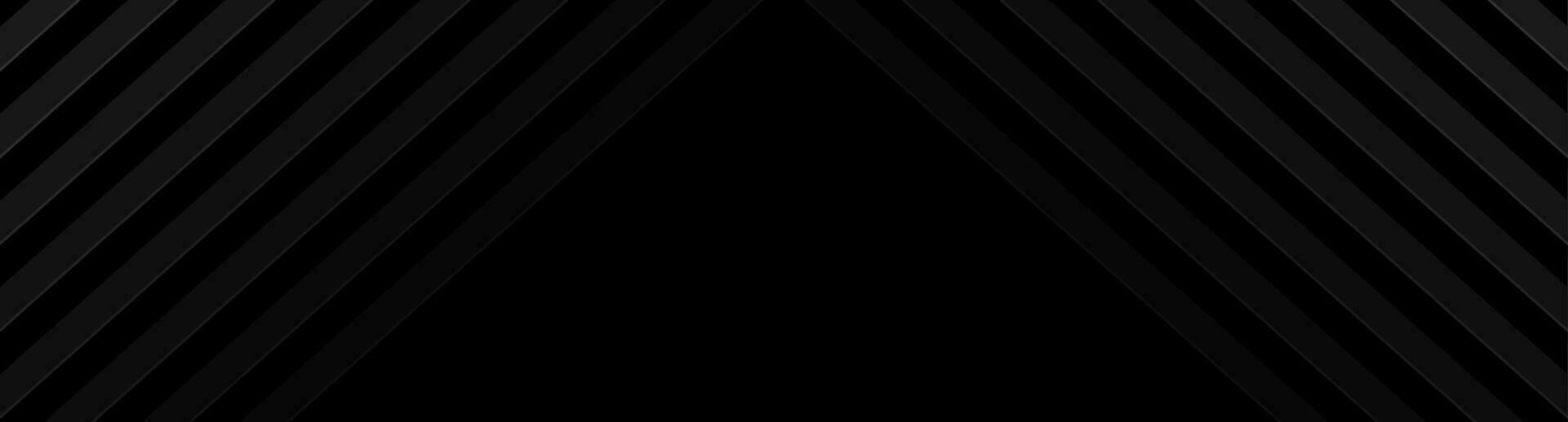 Black abstract technology background banner vector