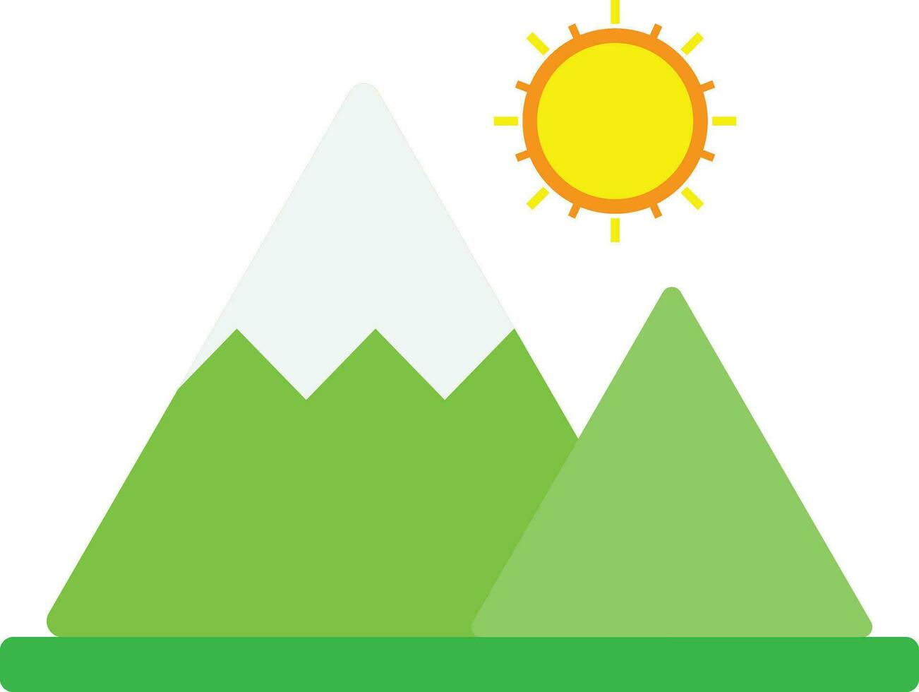 Mountains Nature View vector