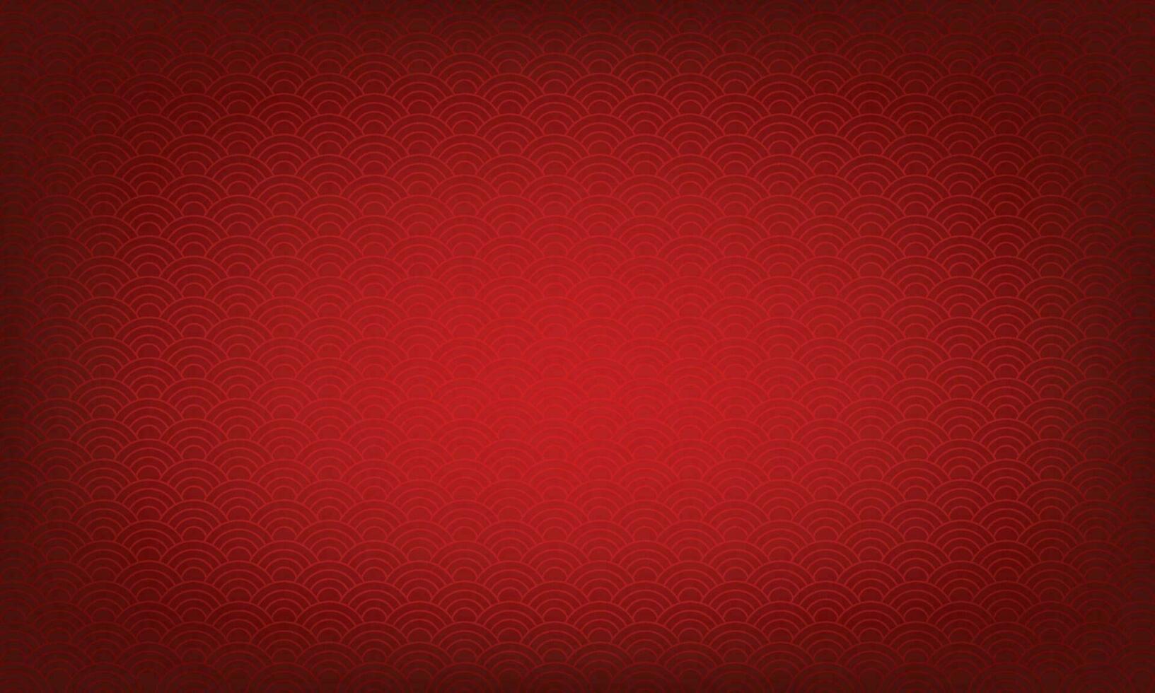 Vector red background template with wave patterns