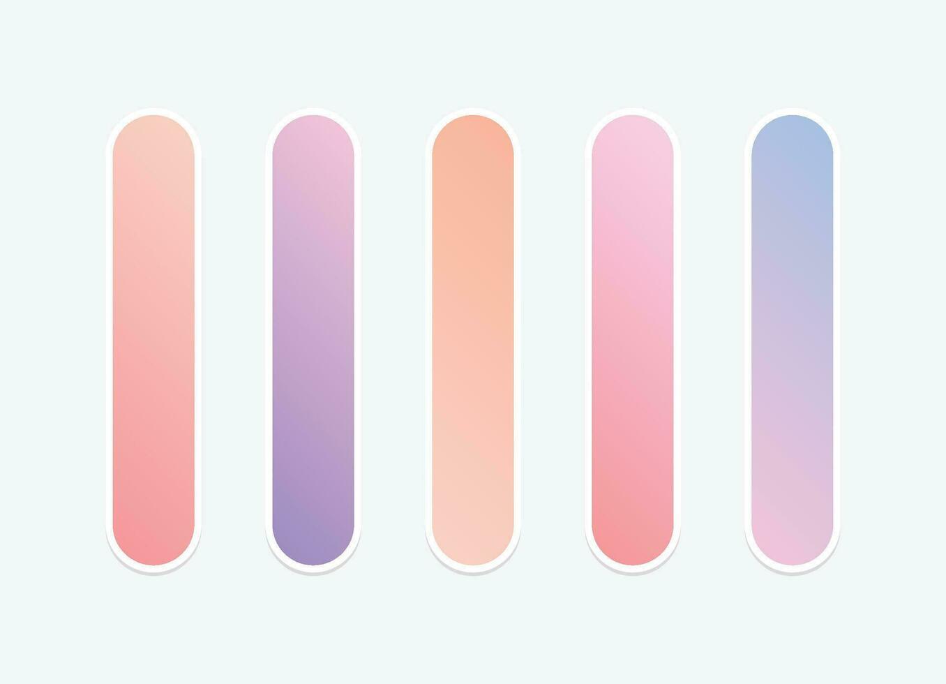 Vector colorful gradient collection. Holographic Background.