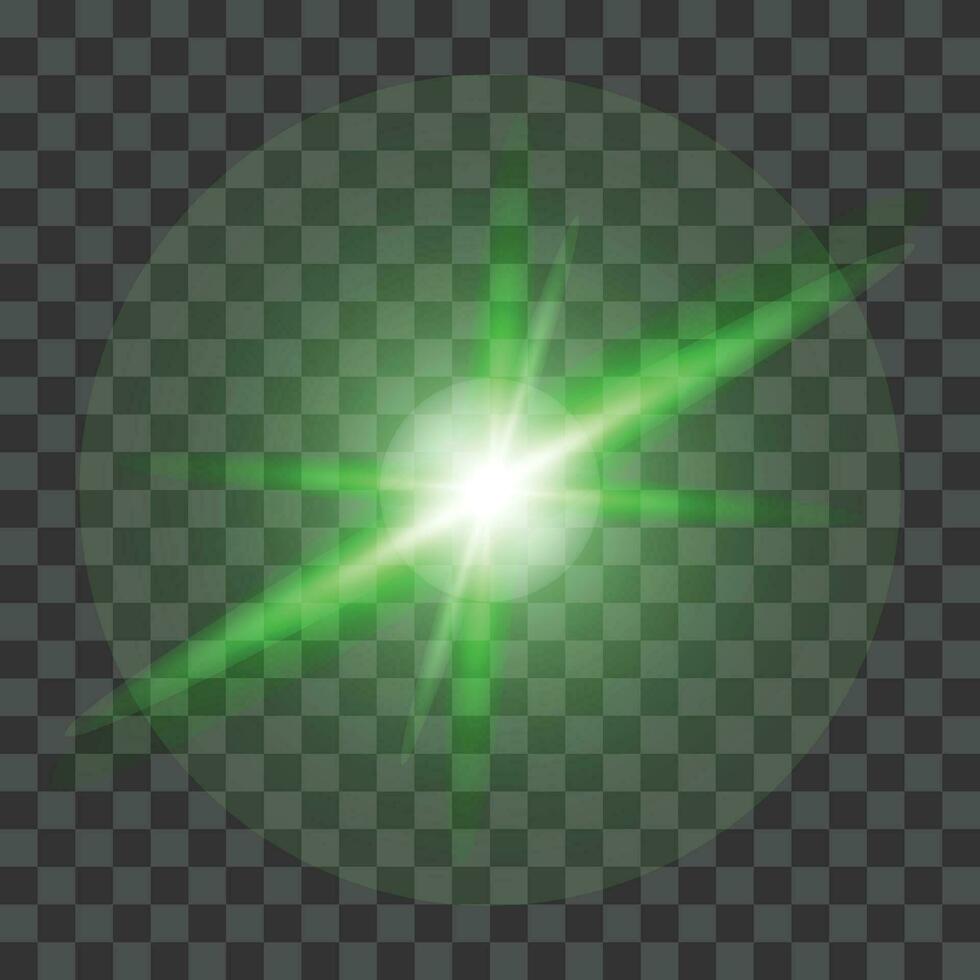 Vector realistic lightning effect