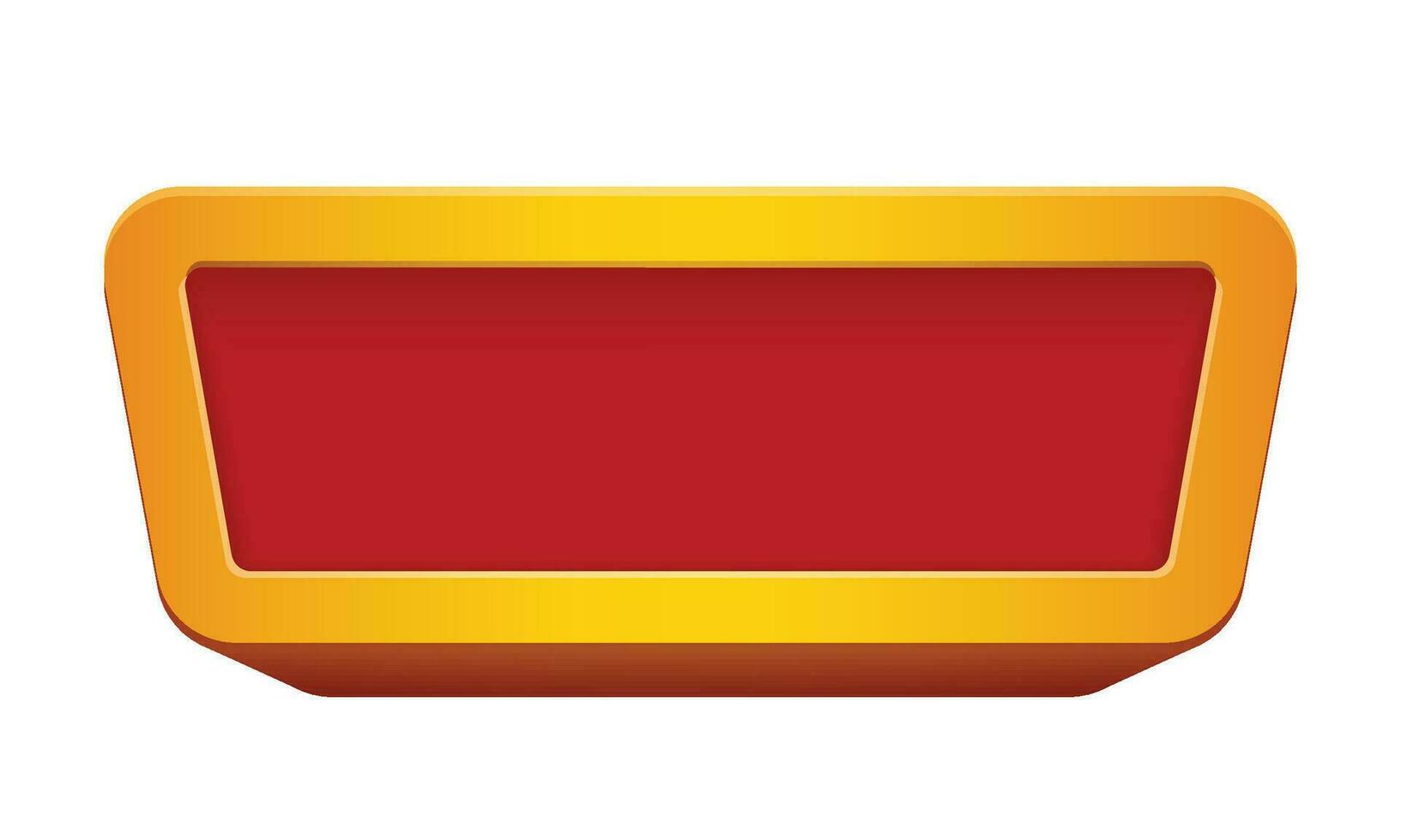 Vector red chinese label on burgundy white background. button icon