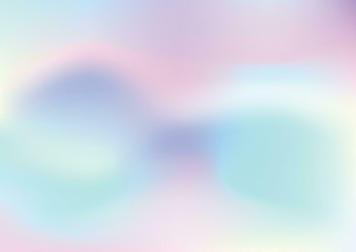 Vector gradient mesh hologram background with vibrant colors.