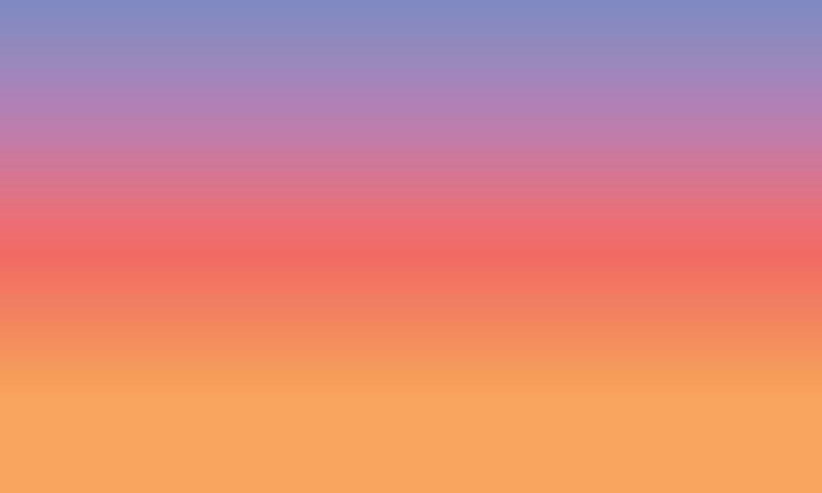 Vector warm sunset gradient background