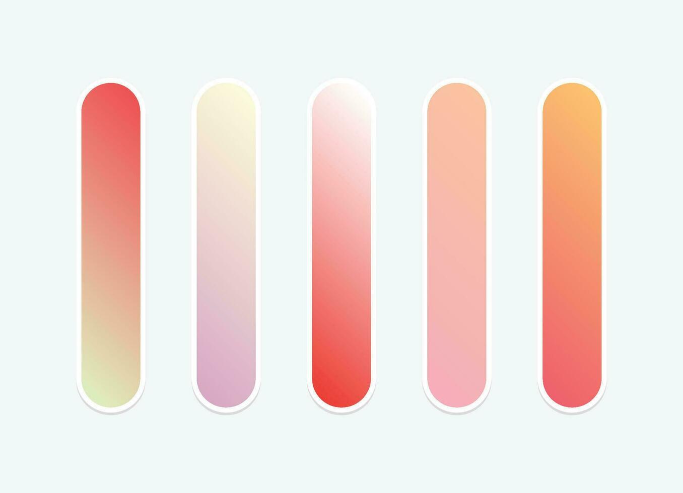 Vector colorful gradient collection. Holographic Background