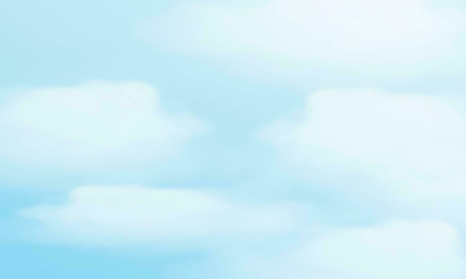 Vector realistic blue sky background
