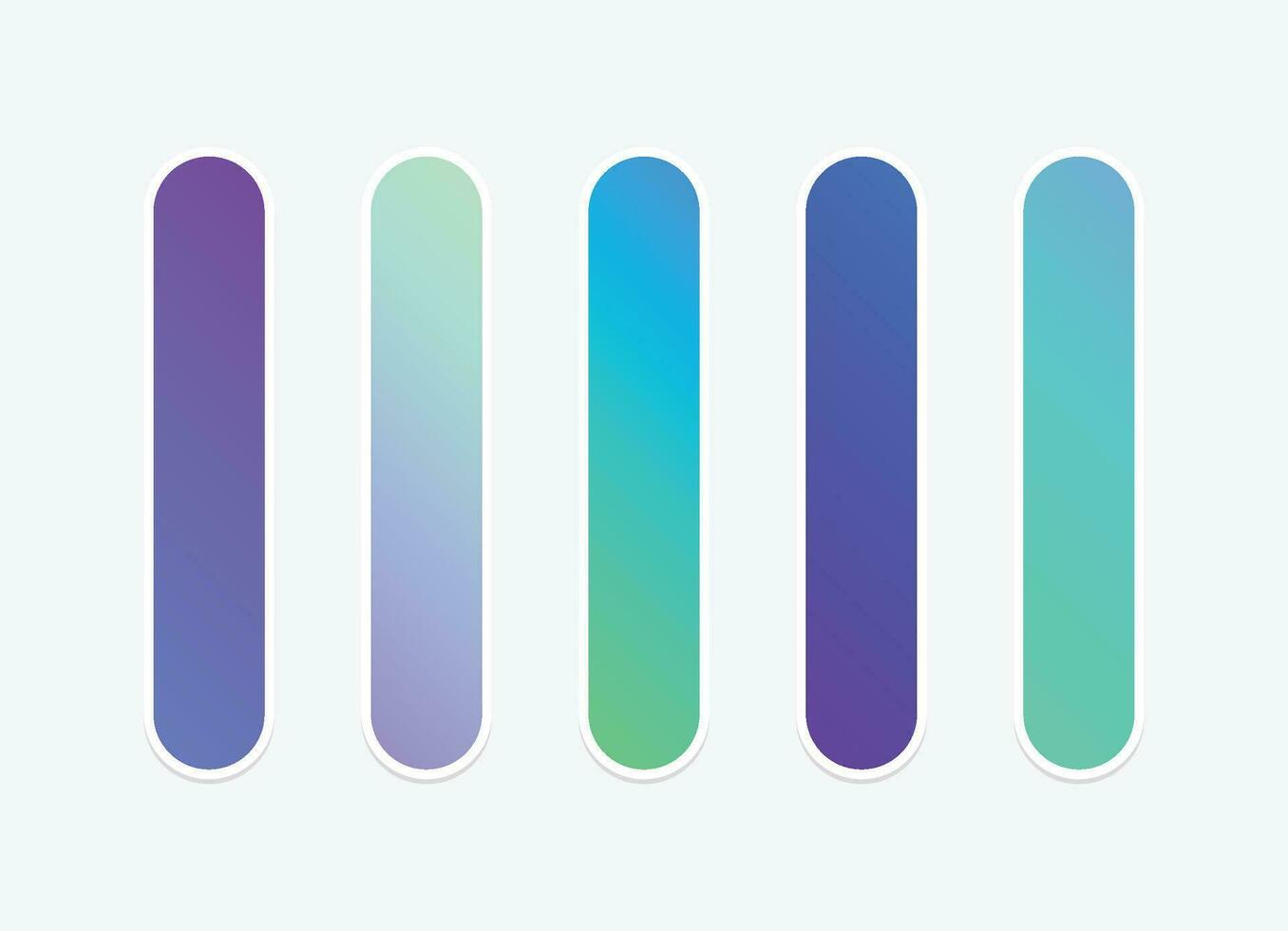 21 Vector colorful gradient collection