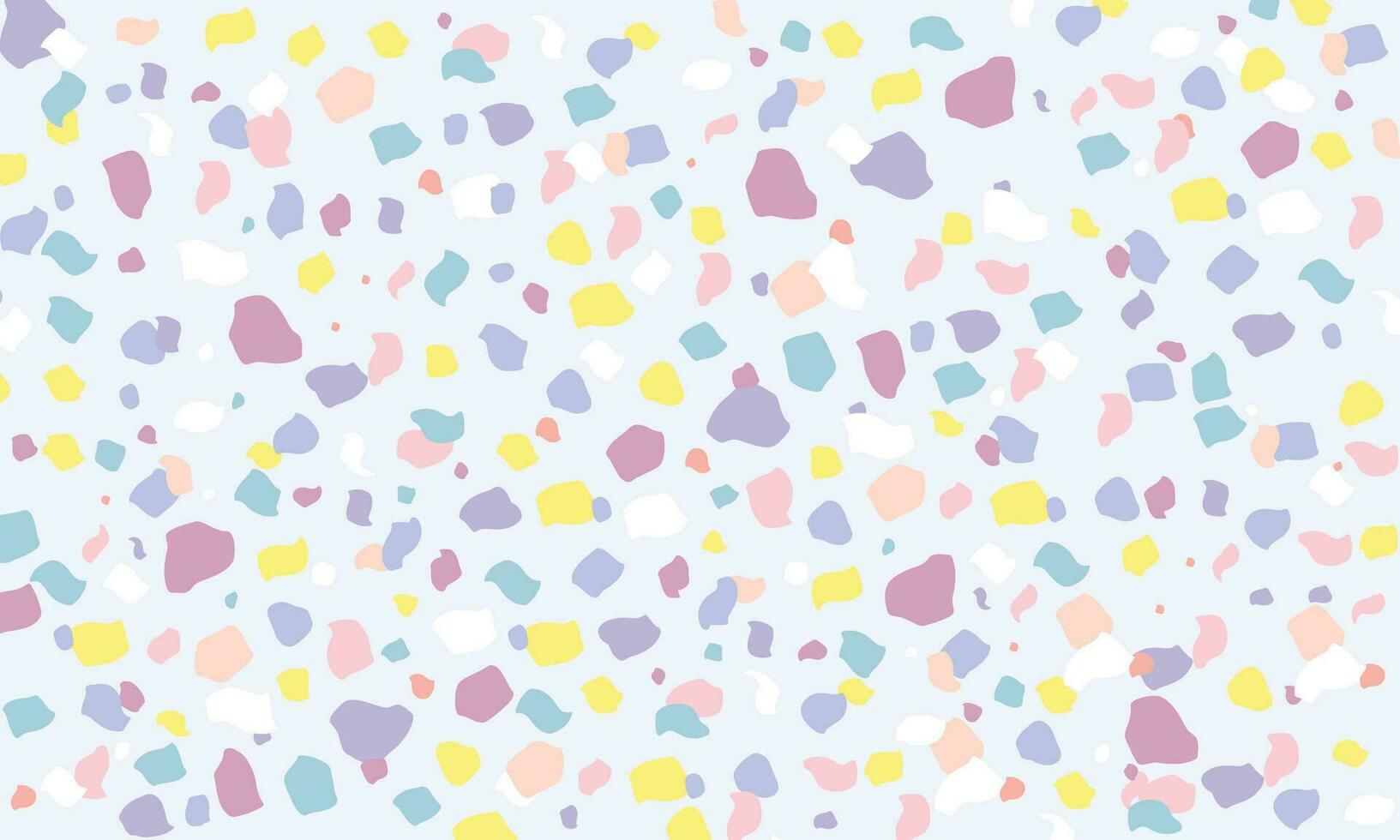 Vector colorful terrazzo pattern design