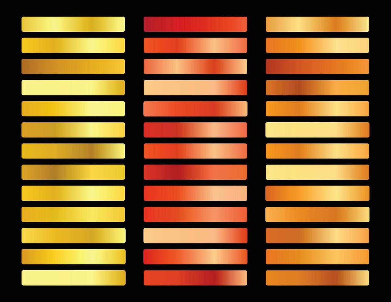 Collection of shine gold background. vector illustration