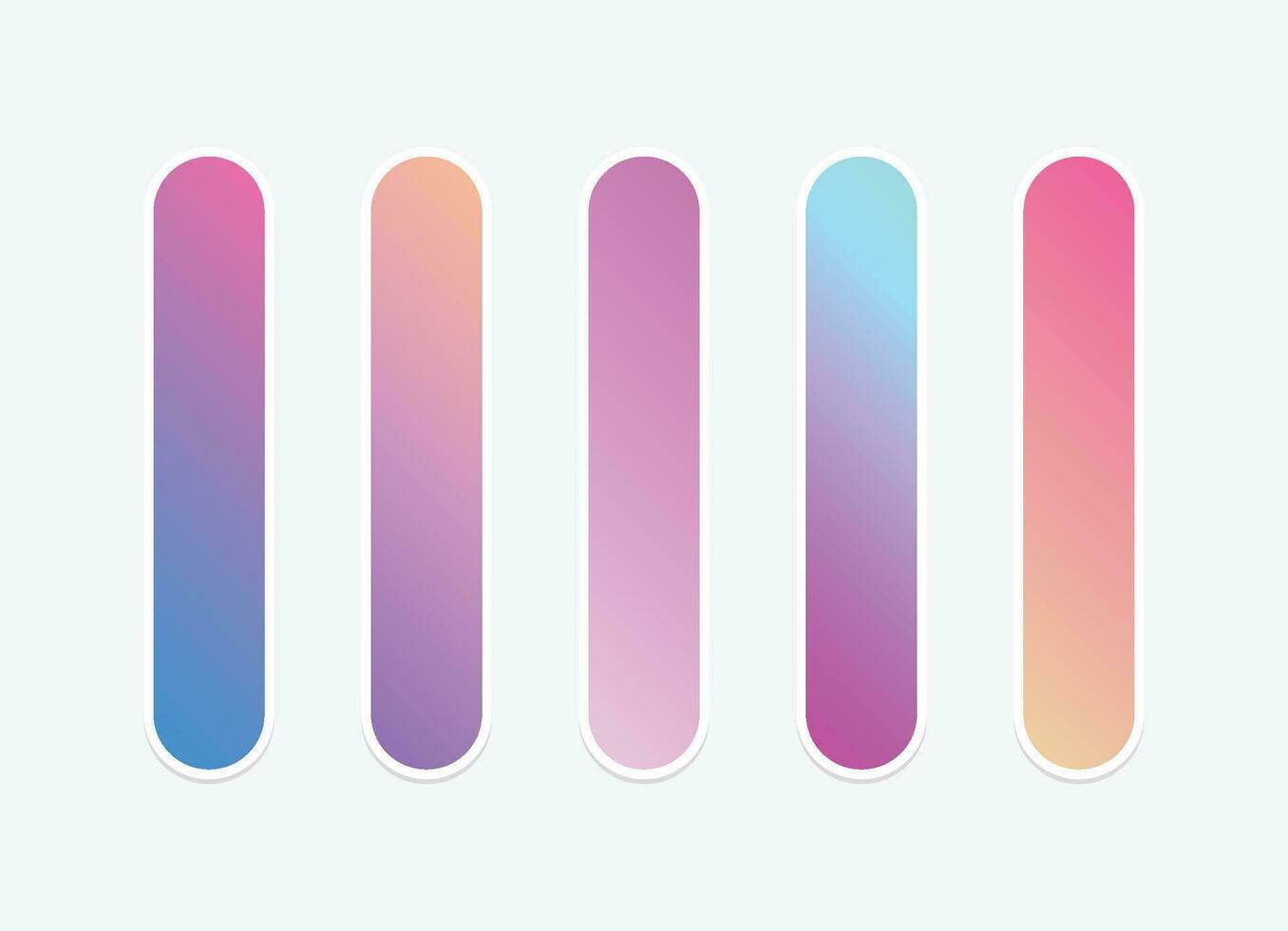 Vector colorful gradient background collection