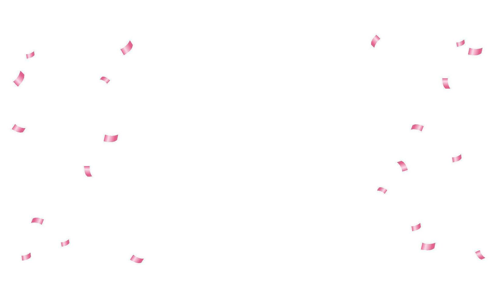 Vector pink confetti isolated festive background vector illustration.