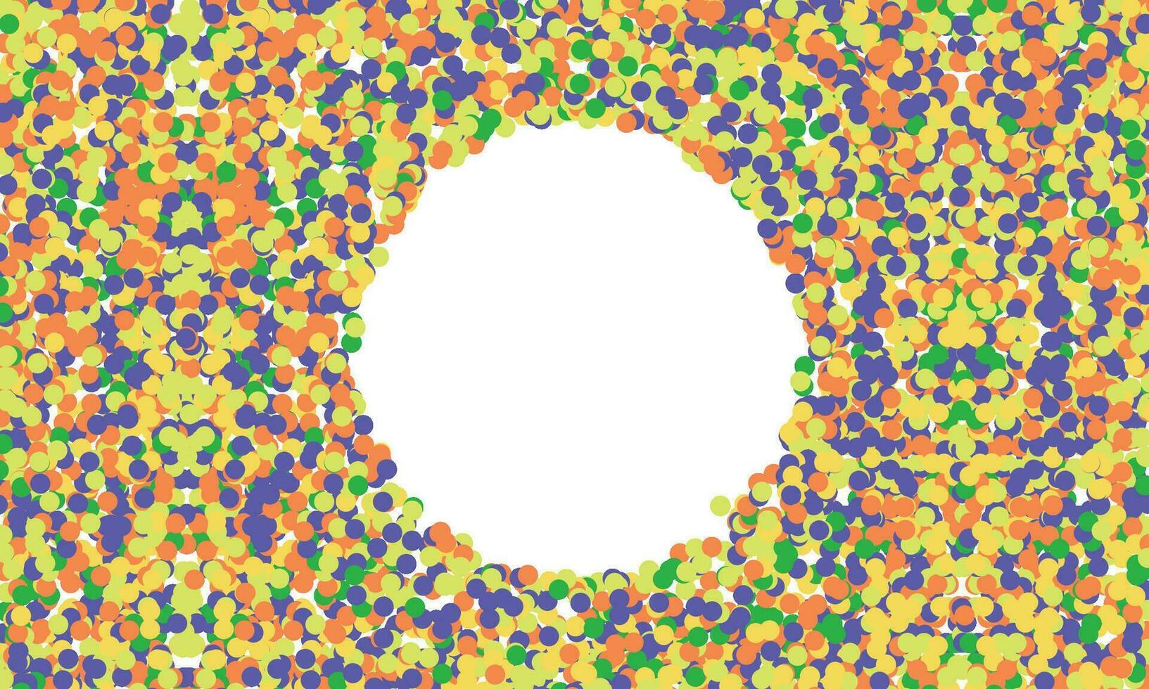 Vector colorful background of confetti for birthdays