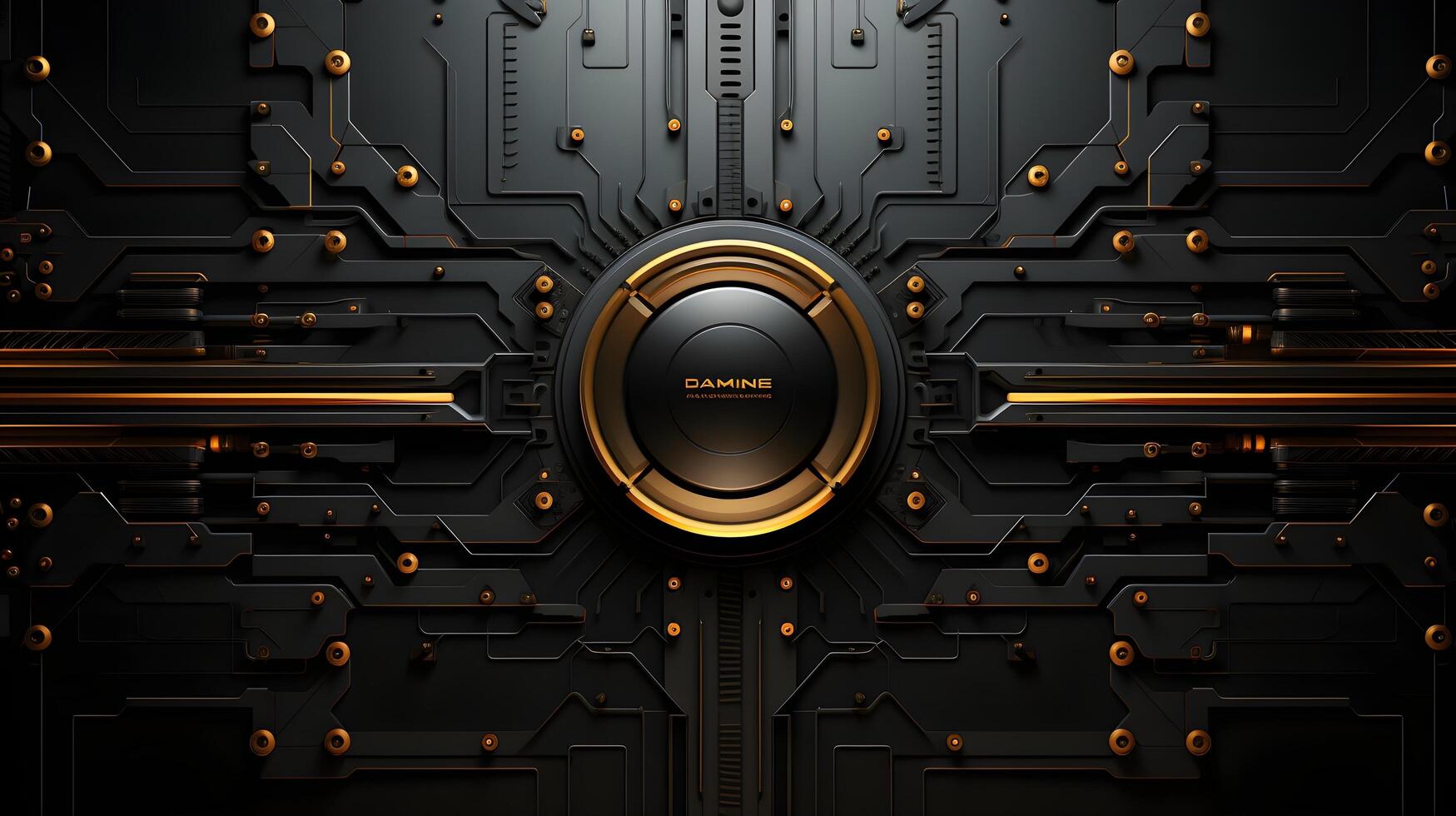 Elegance in Black - Sleek Tech Graphic Background. photo