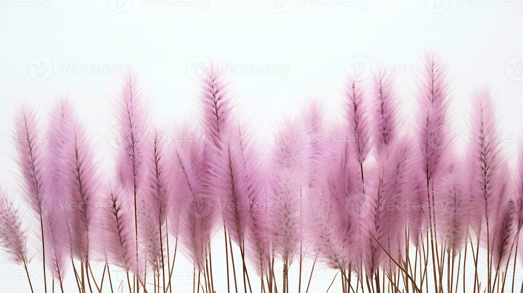 Fountain Grass flower patterned background. Flower texture background. Generative AI photo