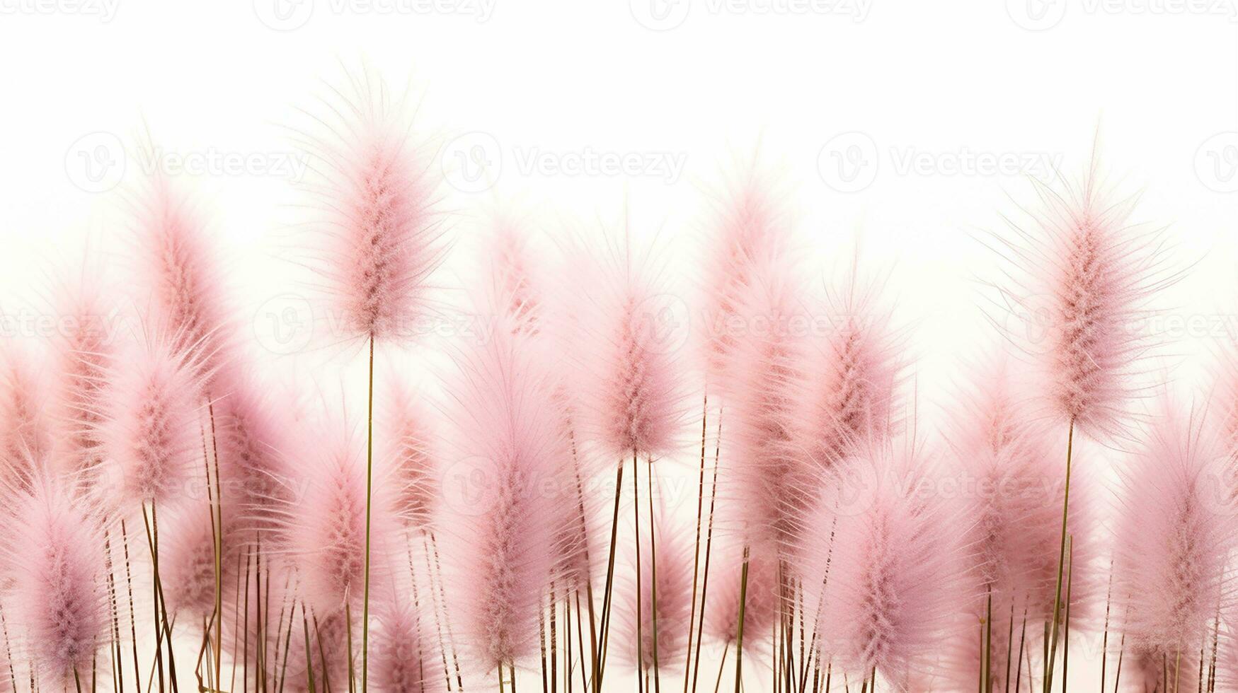 Fountain Grass flower patterned background. Flower texture background. Generative AI photo