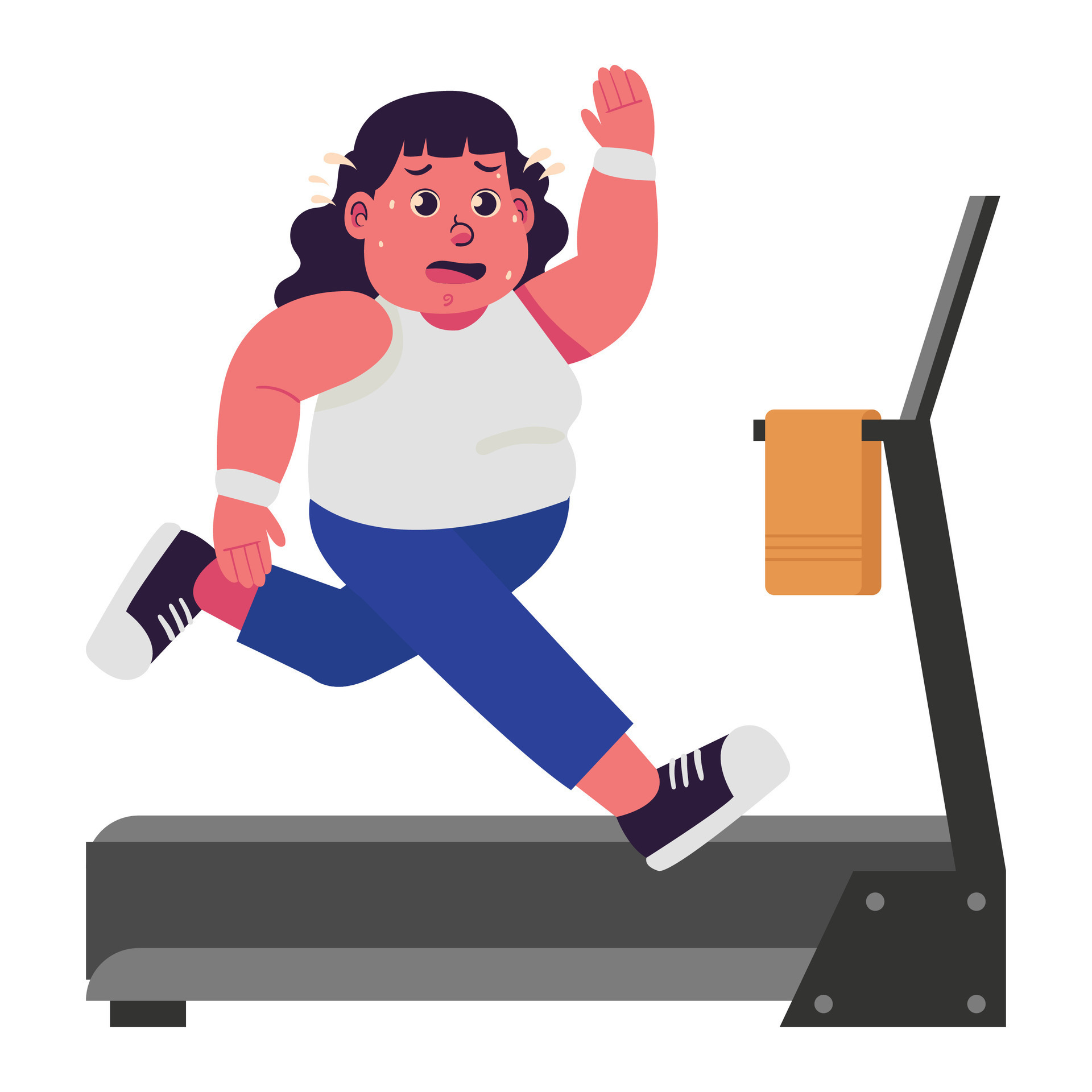 Treadmill for online fat people