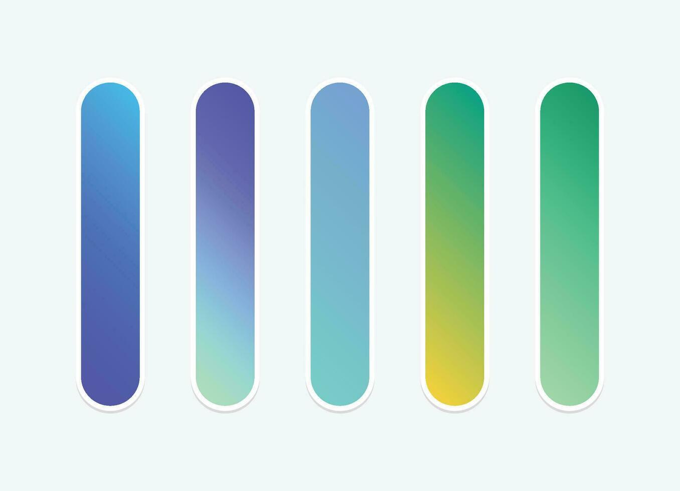 Vector colorful gradient collection. Holographic Background