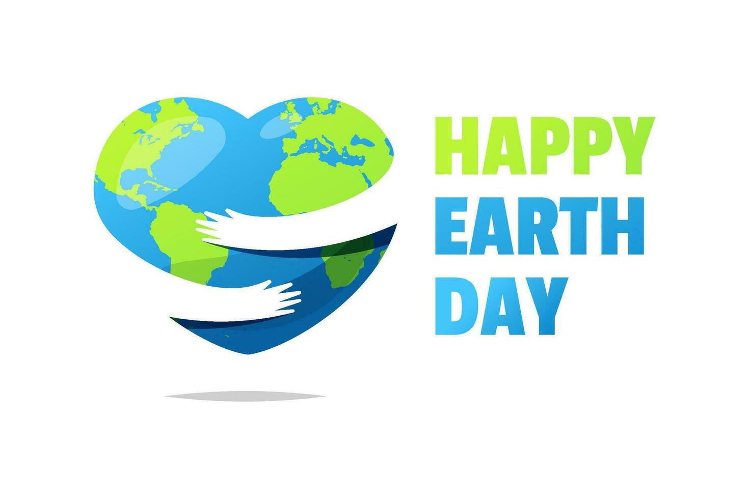 Happy earth day illustration.Vector concepts for graphic and web design. vector