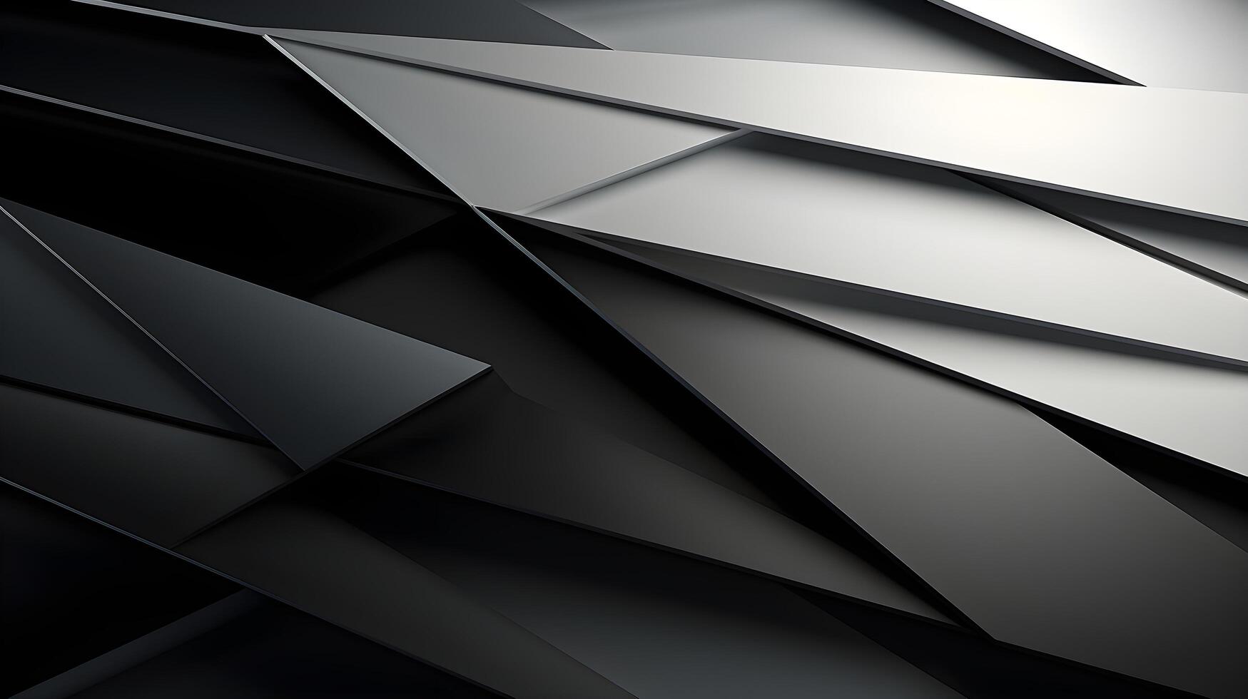 black and white abstract background with triangles. photo