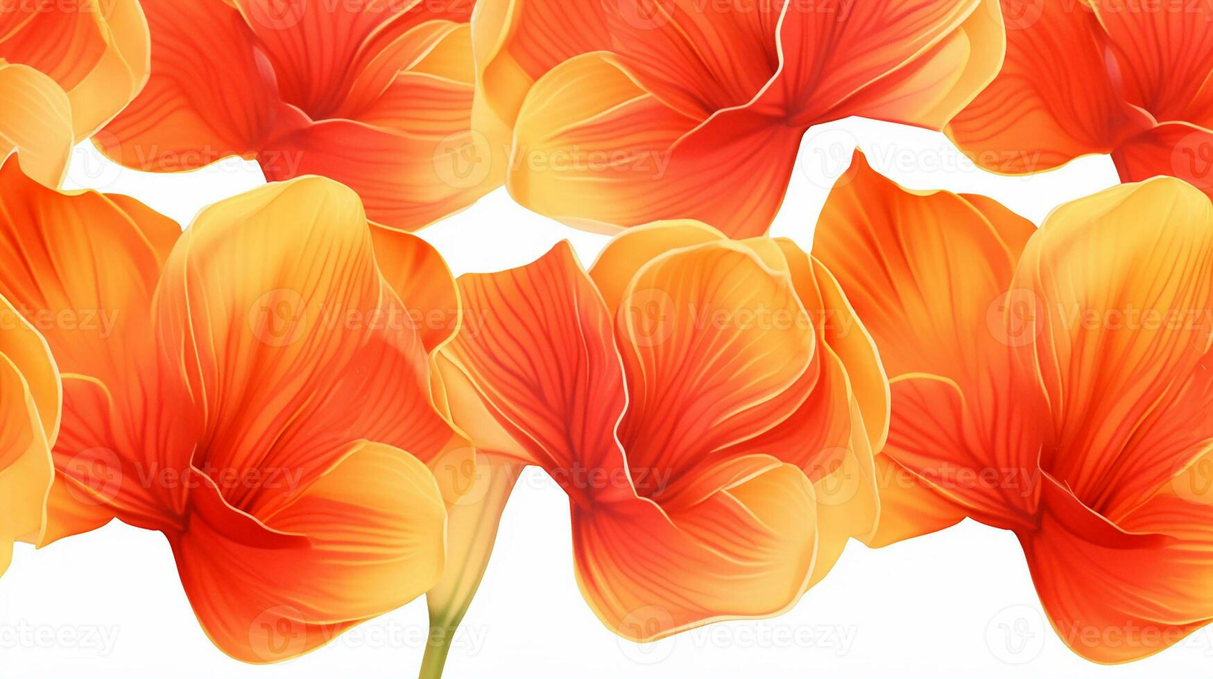 Canna Lily flower patterned background. Flower texture background. Generative AI photo