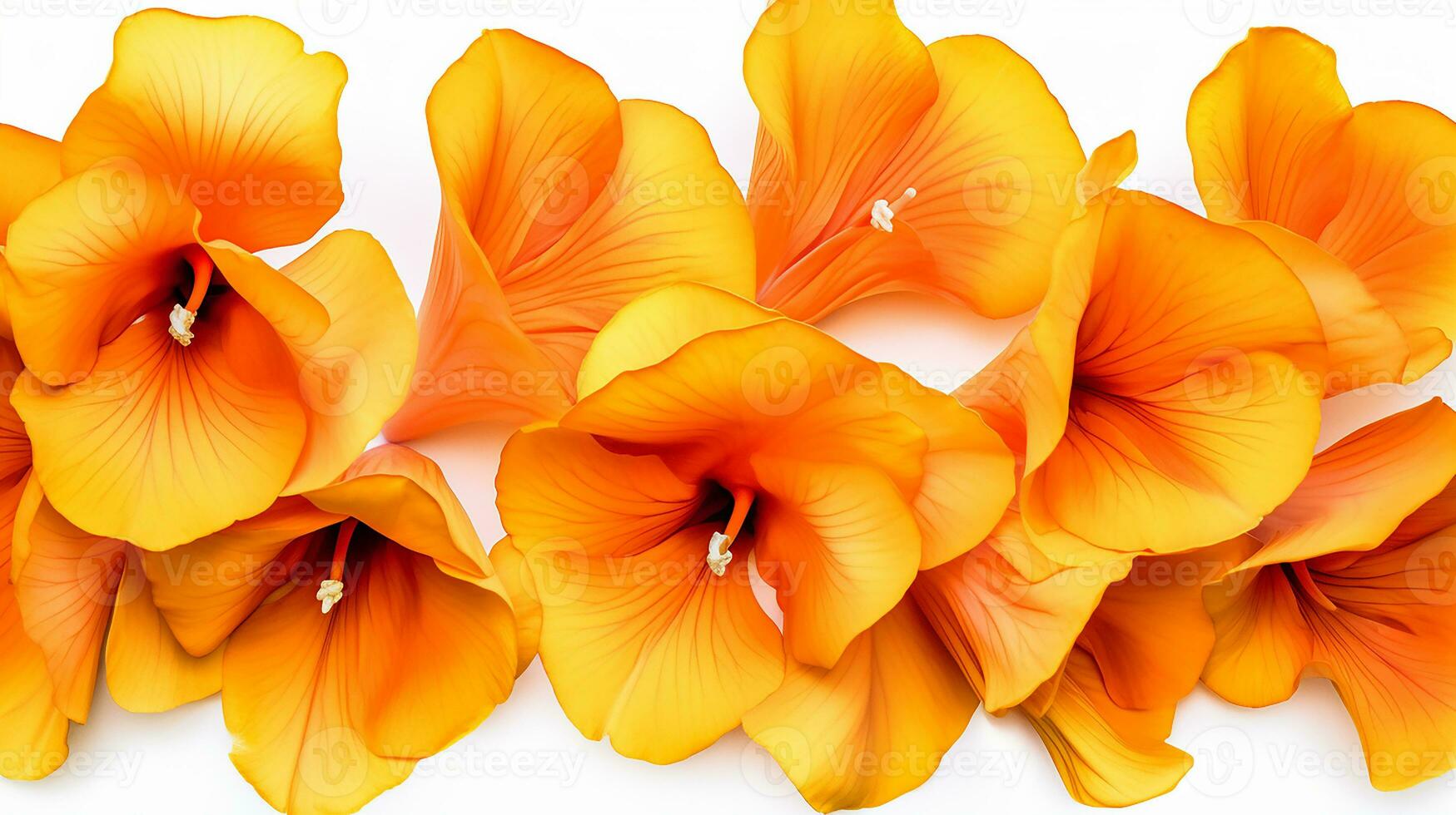 Canna Lily flower patterned background. Flower texture background. Generative AI photo