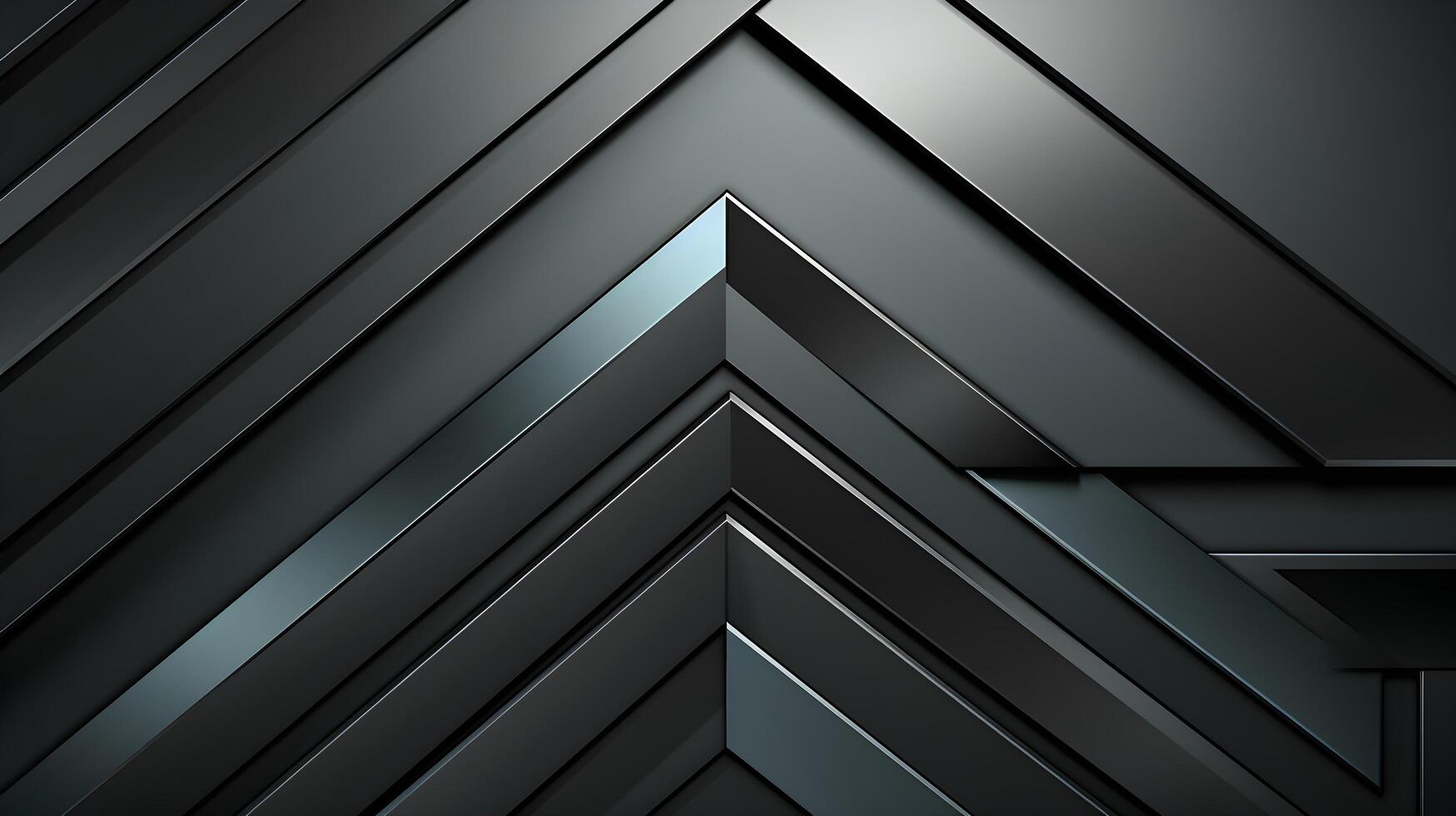 Dimensional Elegance - Monochromatic Tech Graphic Background. photo