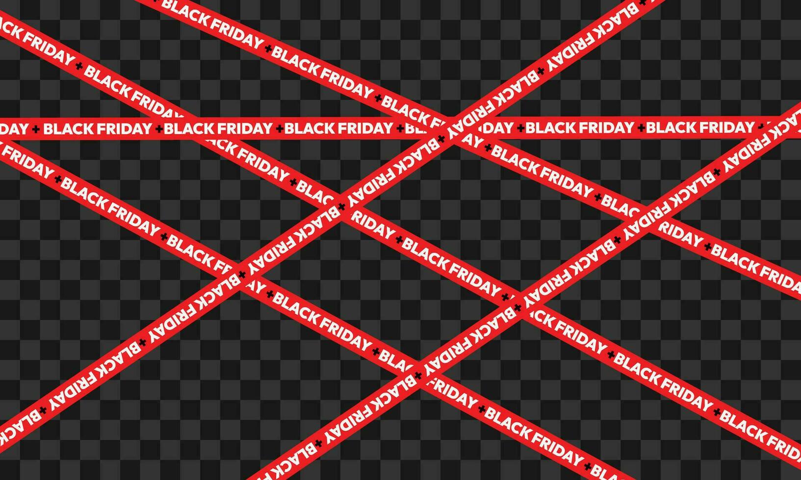 Vector black friday sale banners. warning tapes, ribbons . template for brochure, poster or flyer