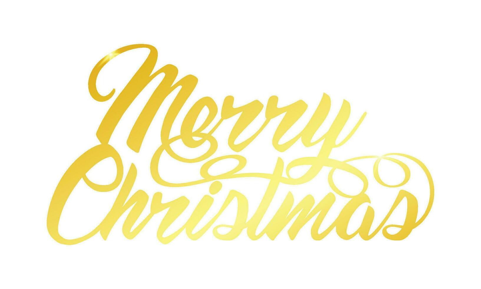 Vector merry christmas lettering