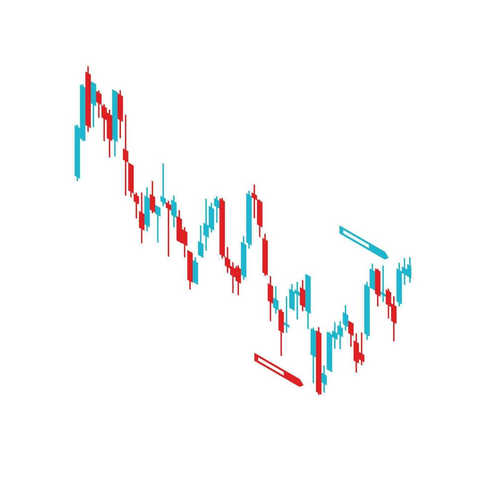 Vector isometric economic world forex trading background.