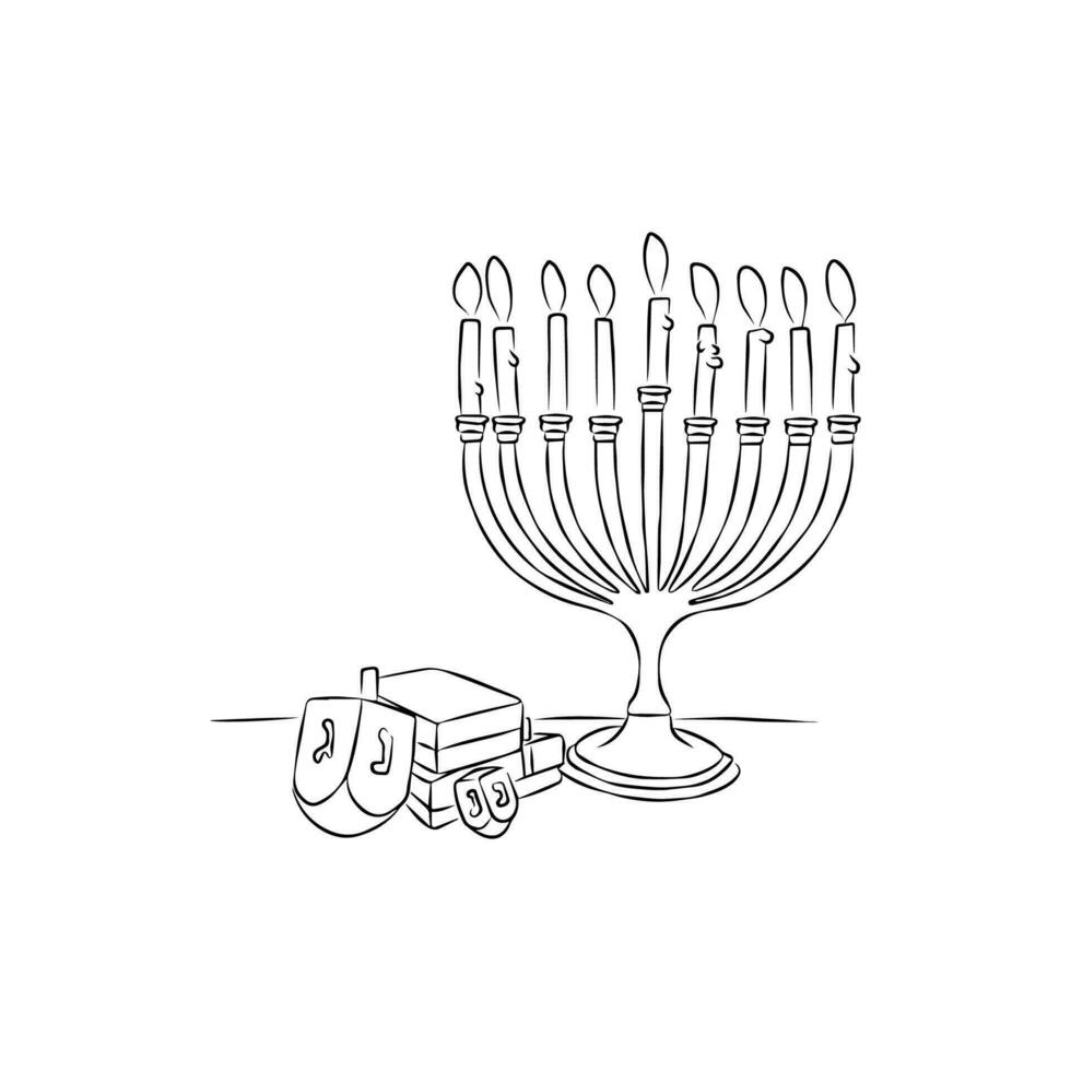 Chanukah picture, It's picture so beautiful. vector