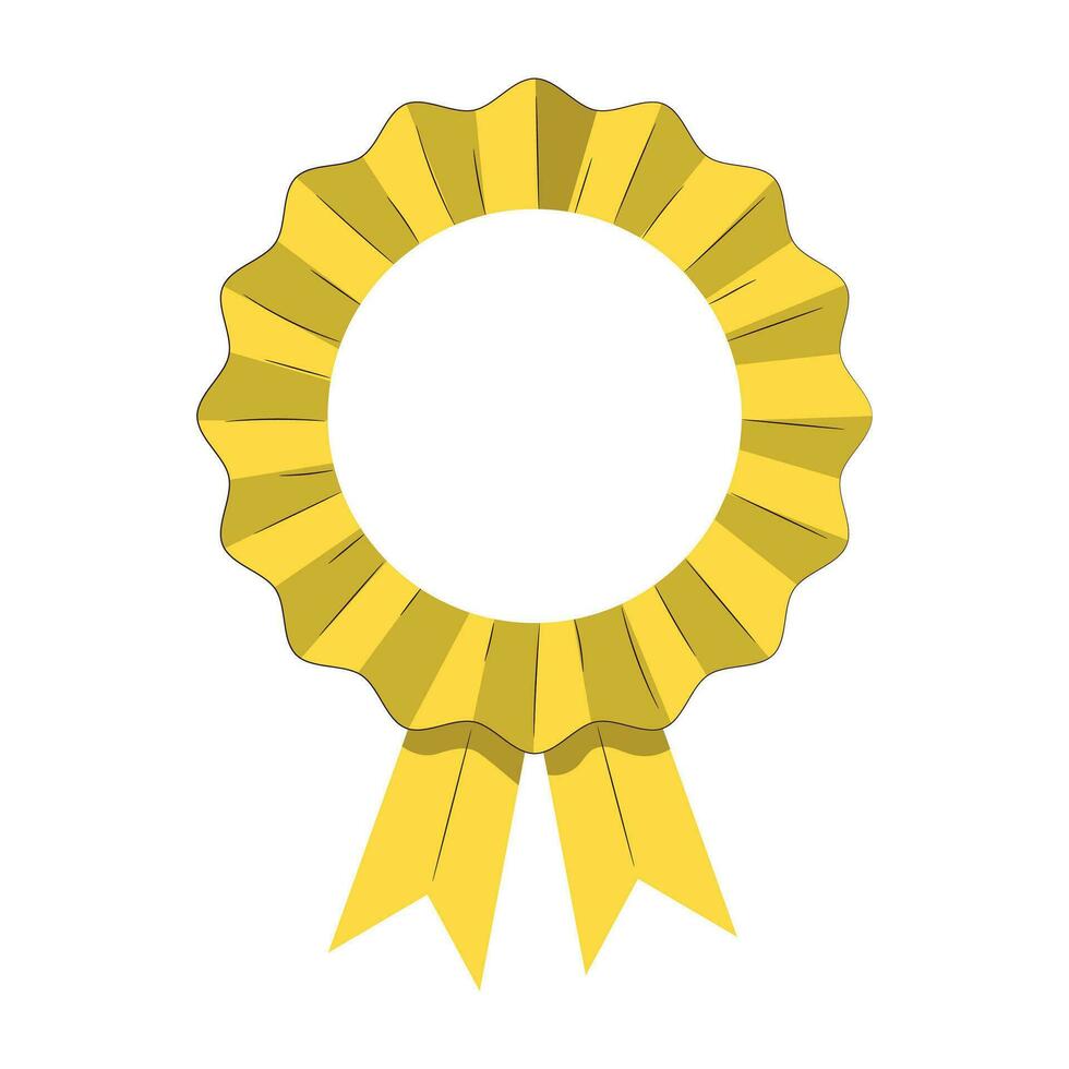 Vector gradient award ribbon