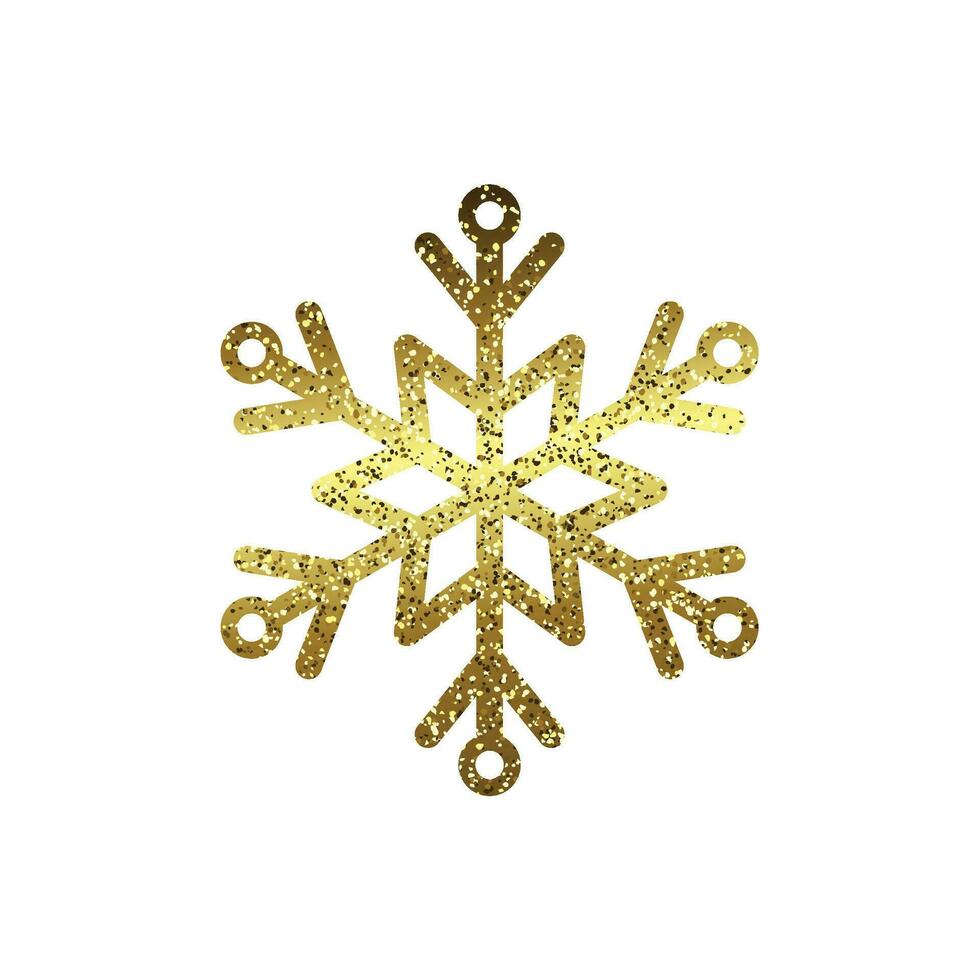 Vector glittery snowflake christmas element vector