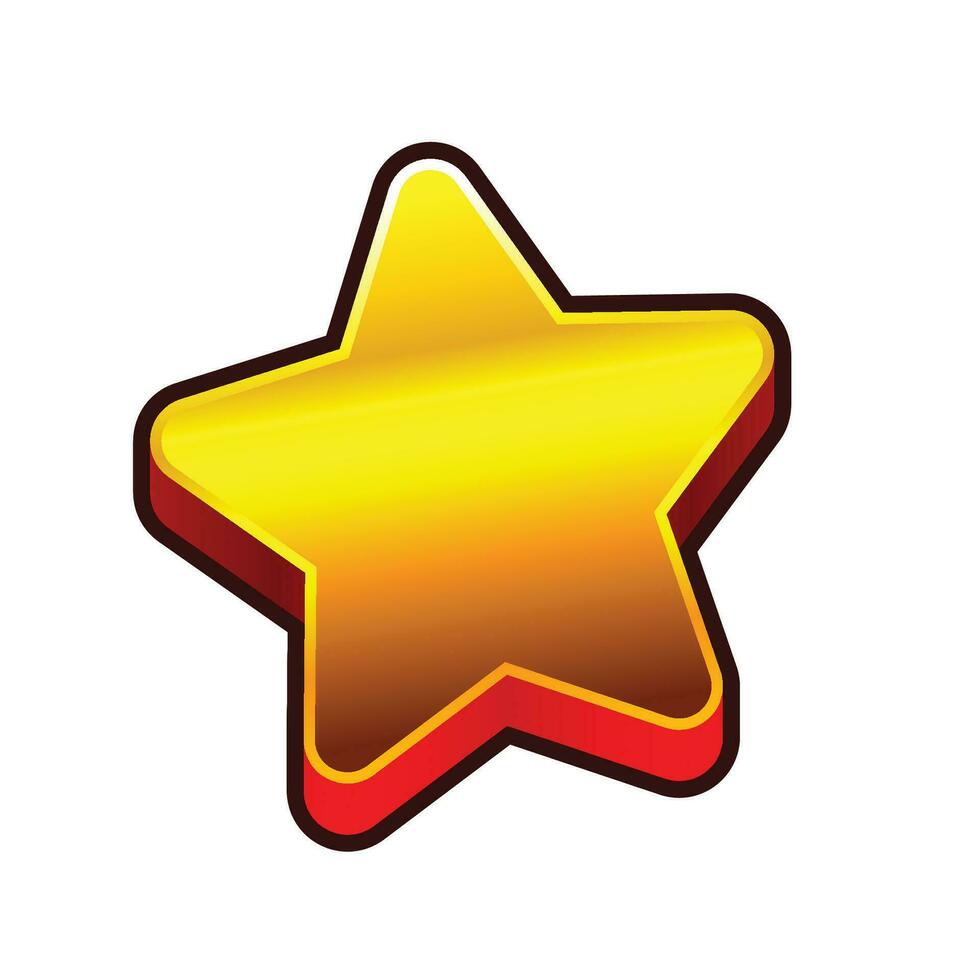 vector editable de amarillo estrellas